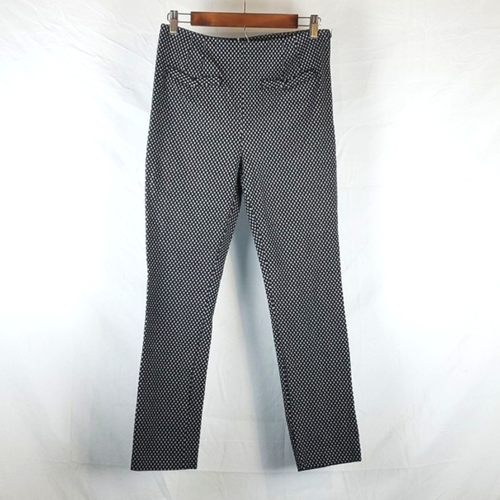 Anthropologie The Essential Slim Black and White Pants